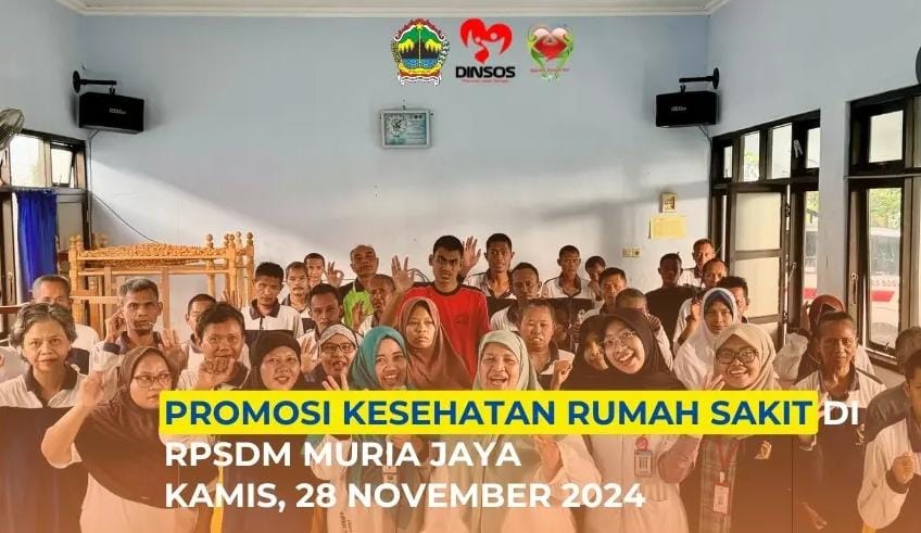 Foto bersama kegiatan promosi kesehatan mengenai cara mengatasi Mengatasi Halusinasi pada Diri yang di gelar RPSDM Muria Jaya